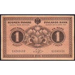 Finlande - Pick 19_8 - 1 markan kullassa - 1916 - Etat : TTB