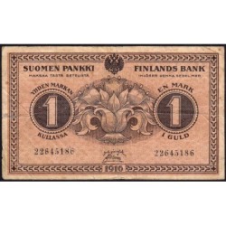 Finlande - Pick 19G_6 - 1 markan kullassa - 1916 (1918) - Etat : TB-
