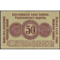 Allemagne - Emission de Posen (Pologne) - Pick R 121d - 50 kopeken - 17/04/1916 - Etat : TB+