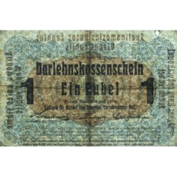 Allemagne - Emission de Posen (Pologne) - Pick R 122d - 1 rubel - 17/04/1916 - Etat : TB-