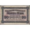 Allemagne - Emission de Kowno (Lituanie) - Pick R 132 - 50 mark - Série A - 04/04/1918 - Etat : TB