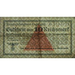 Allemagne - Camp de prisonniers WW2 - 10 reichsmark - Sans série - 1939/1940 - Etat : TTB+