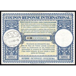 Suisse - Coupon-réponse international - 60 sur 50 centimes - 04/07/1959 - Etat : TTB
