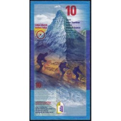 Suisse - Chèque Reka - 10 francs - Série B - 1999 - Etat : TTB