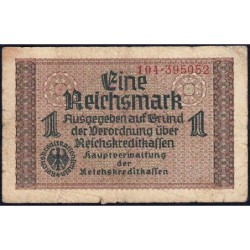 Allemagne - Territoires occupés - Pick R 136a - 1 reichsmark - Série 104 - 1939 - Etat : B