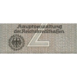 Allemagne - Territoires occupés - Pick R 137a - 2 reichsmark - Série T - 1939 - Etat : pr.NEUF