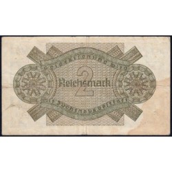 Allemagne - Territoires occupés - Pick R 137b - 2 reichsmark - Série G - 1939 - Etat : TB-