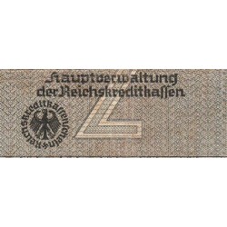 Allemagne - Territoires occupés - Pick R 137b - 2 reichsmark - Série G - 1939 - Etat : TB-