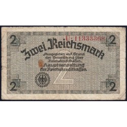 Allemagne - Territoires occupés - Pick R 137b - 2 reichsmark - Série U - 1939 - Etat : B+