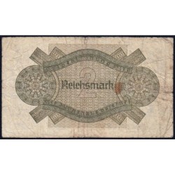 Allemagne - Territoires occupés - Pick R 137b - 2 reichsmark - Série U - 1939 - Etat : B+