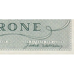 Bohême-Moravie -Theresienstadt - 1 krone - 01/01/1943 - Série A016 - Etat : SPL