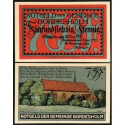 Allemagne - Notgeld - Bordesholm - 75 pfennig - Type 1 - 30/06/1921 - Etat : SPL