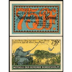 Allemagne - Notgeld - Bordesholm - 75 pfennig - Type 4 - 30/06/1921 - Etat : SPL