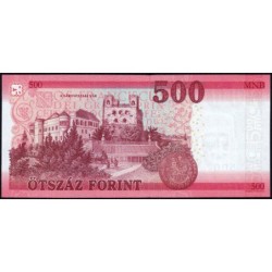 Hongrie - Pick 202a - 500 forint - Série ED - 2018 - Etat : NEUF