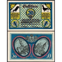 Russie - Notgeld - Königsberg (Kaliningrad) - 50 pfennig - Type 3 - 23/05/1921 - Etat : NEUF