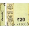 Inde - Pick 110a_1 - 20 rupees - Série 30A - Sans lettre - 2019 - Etat : NEUF