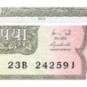 Inde - Pick 117a - 1 rupee - Série 23B - Lettre L - 2015 - Etat : NEUF