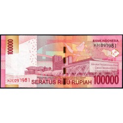 Indonésie - Pick 153Acr (remplacement) - 100'000 rupiah - Série XJC - 2014/2016 - Etat : NEUF