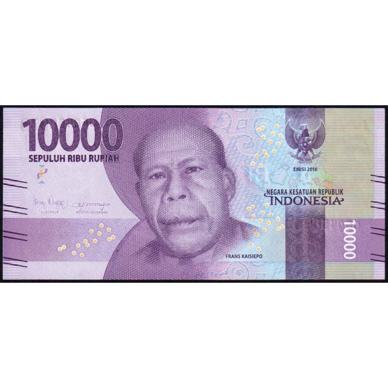Indonésie - Pick 157d - 10'000 rupiah - Série DGQ - 2016/2019 - Etat : NEUF
