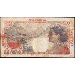 Martinique - Pick 31 - 100 francs - Série J.5 - 1946 - Etat : B