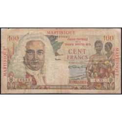 Martinique - Pick 31 - 100 francs - Série U.35 - 1946 - Etat : TB