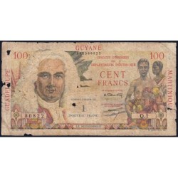 Antilles Françaises - Pick 1 - 1 nouv. franc sur 100 francs - Série Q.1 - 1960 - Etat : AB