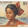 Antilles Françaises - Pick 8b - 10 francs - Série O.7 - 1966 - Etat : SUP