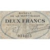 Martinique - Pick 11_1 - 2 francs - 1915 - Etat : TB