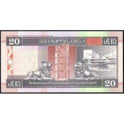 Hong Kong - HSBC Limited - Pick 201d_1 - 20 dollars - Série HN - 01/01/1998 - Etat : NEUF