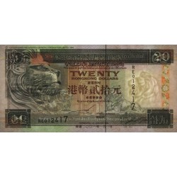 Hong Kong - HSBC Limited - Pick 201d_4 - 20 dollars - Série RE - 01/01/2001 - Etat : NEUF