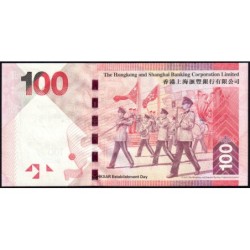 Hong Kong - HSBC Limited - Pick 214a - 100 dollars - Série AE - 01/01/2010 - Etat : NEUF