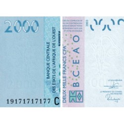 Burkina-Faso - Pick 316Cp - 2'000 francs - 2019 - Etat : NEUF