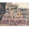 Côte d'Ivoire - Pick 101Ad - 100 francs - Série P.206 - 02/12/1964 - Etat : TTB+