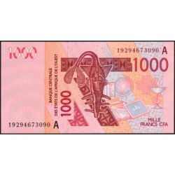 Côte d'Ivoire - Pick 115Ar - 1'000 francs - 2019 - Etat : NEUF