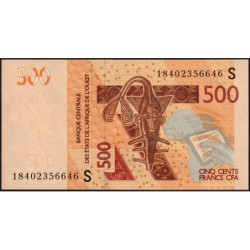 Guinée Bissau - Pick 919Sg - 500 francs - 2018 - Etat : NEUF