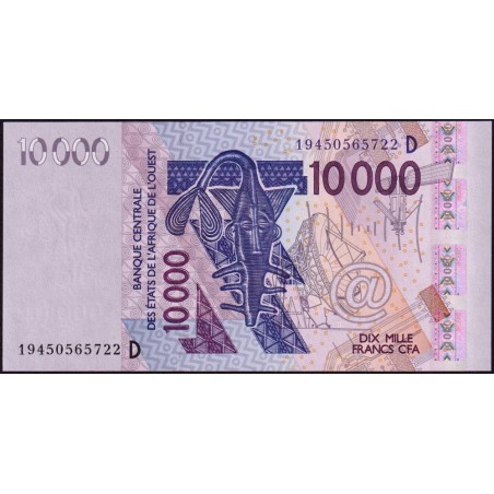 Mali - Pick 418Ds - 10'000 francs - 2019 - Etat : NEUF