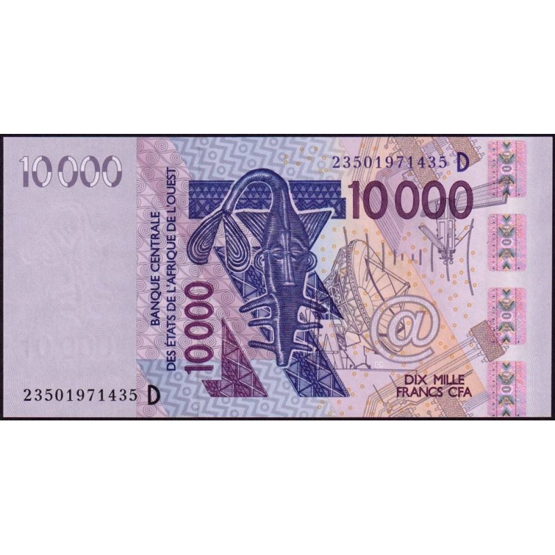 Mali - Pick 418Dw - 10'000 francs - 2023 - Etat : NEUF