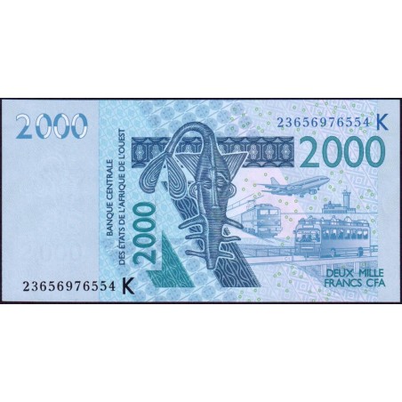 Sénégal - Pick 716Kw - 2'000 francs - 2023 - Etat : NEUF