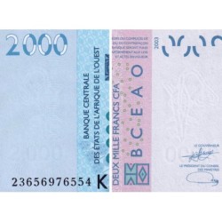 Sénégal - Pick 716Kw - 2'000 francs - 2023 - Etat : NEUF