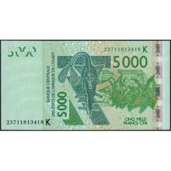 Sénégal - Pick 717Kw - 5'000 francs - 2023 - Etat : NEUF