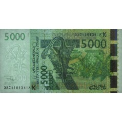 Sénégal - Pick 717Kw - 5'000 francs - 2023 - Etat : NEUF