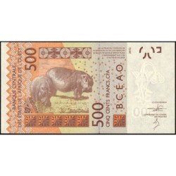 Togo - Pick 819Tb - 500 francs - 2013 - Etat : NEUF