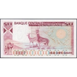 Mauritanie - Pick 3Ba - 200 ouguiya - Série A30 - 29/06/1977 - Etat : pr.NEUF