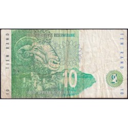 Afrique du Sud - Pick 123b - 10 rand - Série BN A - 1999 - Etat : TB-