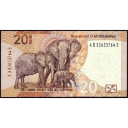 Afrique du Sud - Pick 149a - 20 rand - Série AD B - 2023 - Etat : NEUF