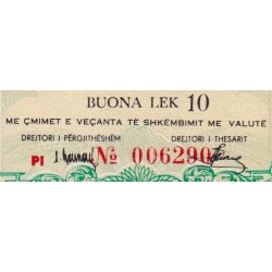 Albanie - Pick FX 26 - 10 lekë - Série PI - 1965 - Etat : NEUF