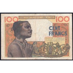 Mauritanie - Pick 501Eb - 100 francs - Série F.107 - 20/03/1961 - Etat : TB-