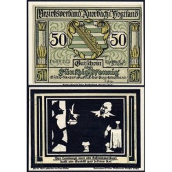 Allemagne - Notgeld - Auerbach - 50 pfennig - Illustration 1 - Type c - 01/07/1921 - Etat : NEUF