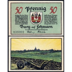 Allemagne - Notgeld - Burg auf Fehmarn - 50 pfennig - 1921 - Etat : NEUF
