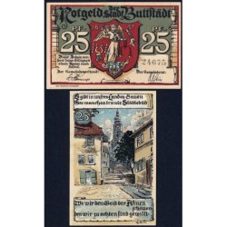 Allemagne - Notgeld - Buttstädt - 25 pfennig - Modèle 1 - 1921 - Etat : NEUF